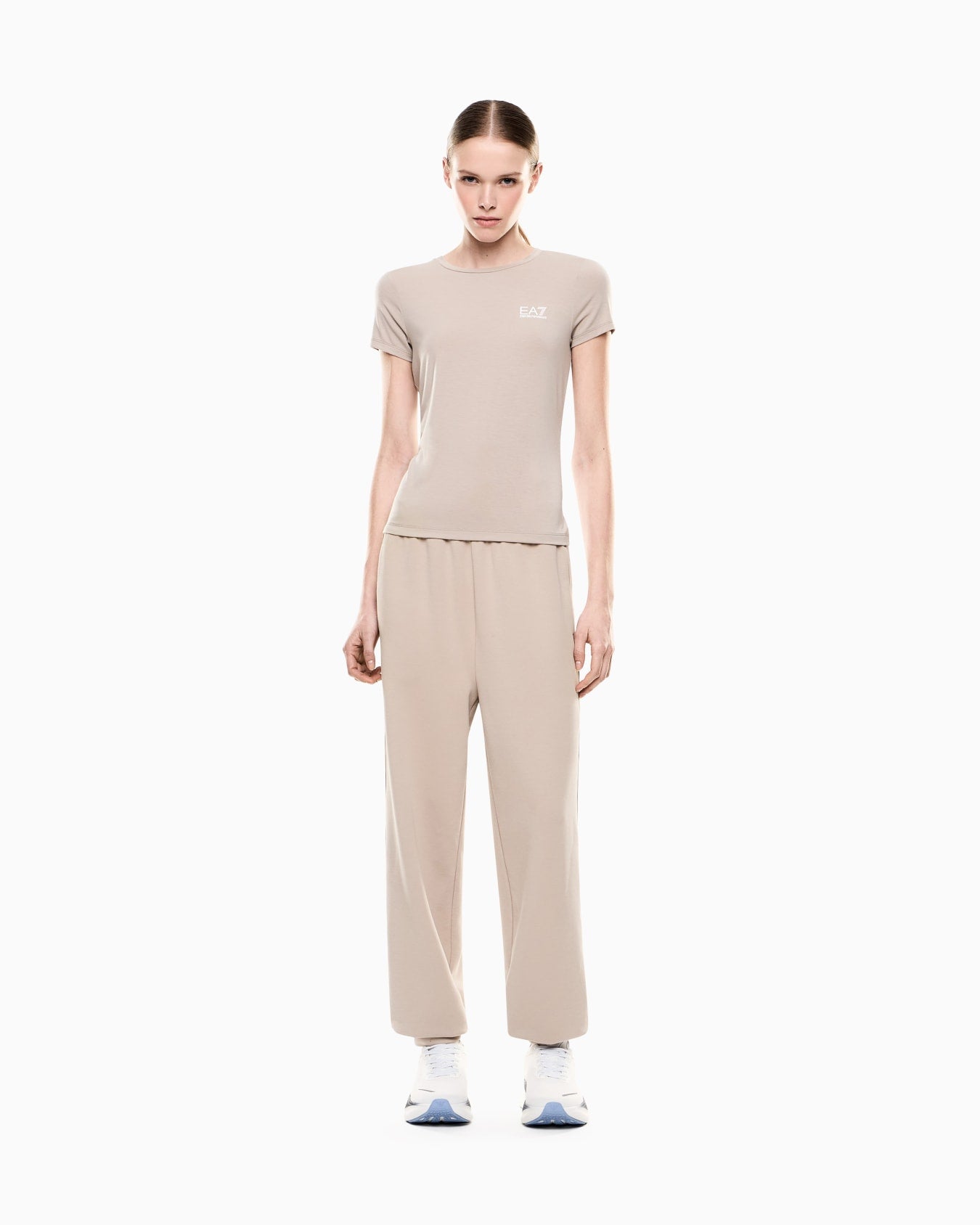 EA7 Emporio Armani T-Shirt Donna VENTUS7 Beige - 7W001149 AF12945 U6225