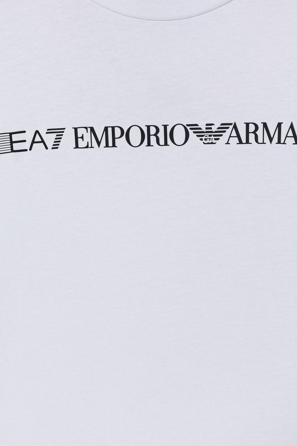 EA7 Emporio Armani T-shirt Logo Series Junior Bianca - 7B000262 AF12874 U0002