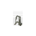 SUPPORTO CERNIERA IN APPOGGIO 12/18 DXARGENTO