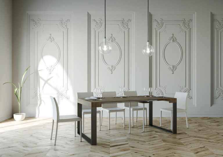 Consolle Estensibile Elettra Premium Antracite con Struttura Robusta e Elegante