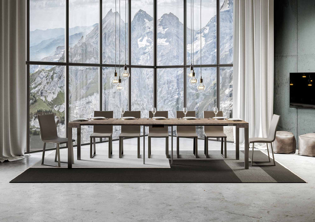 Consolle allungabile Everyday in Antracite con varie dimensioni disponibili