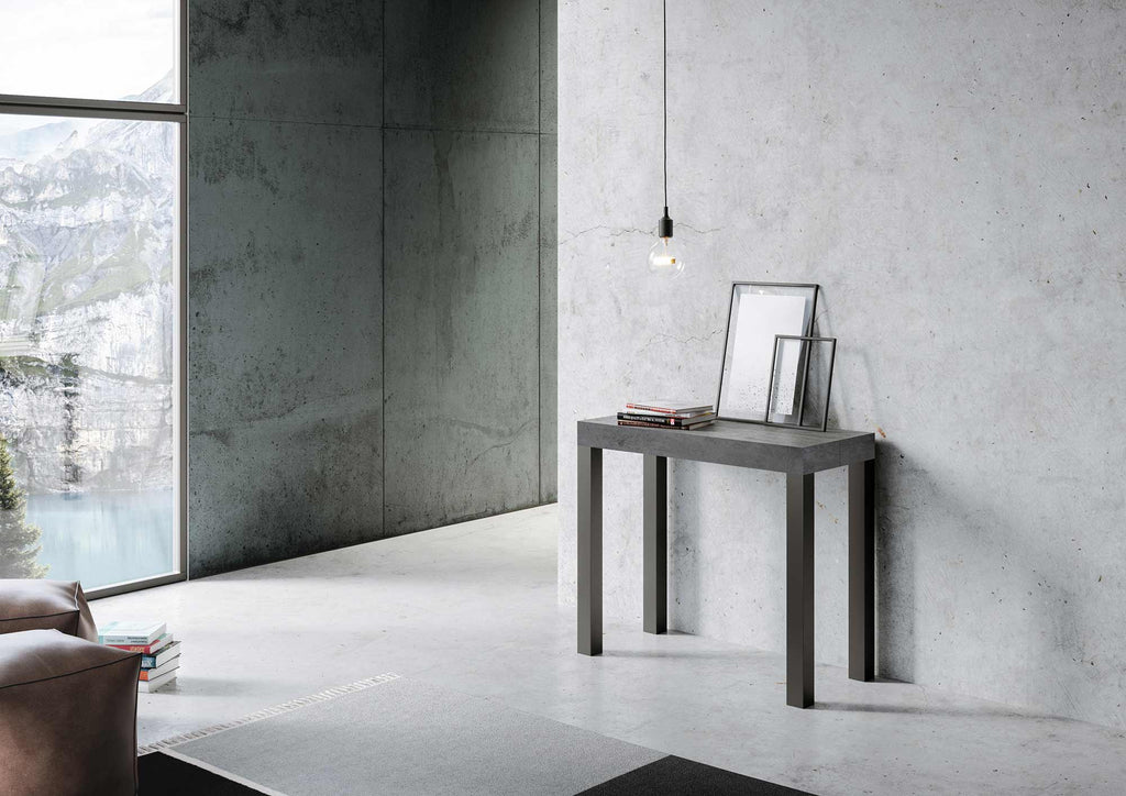 Consolle allungabile Everyday in Antracite con varie dimensioni disponibili