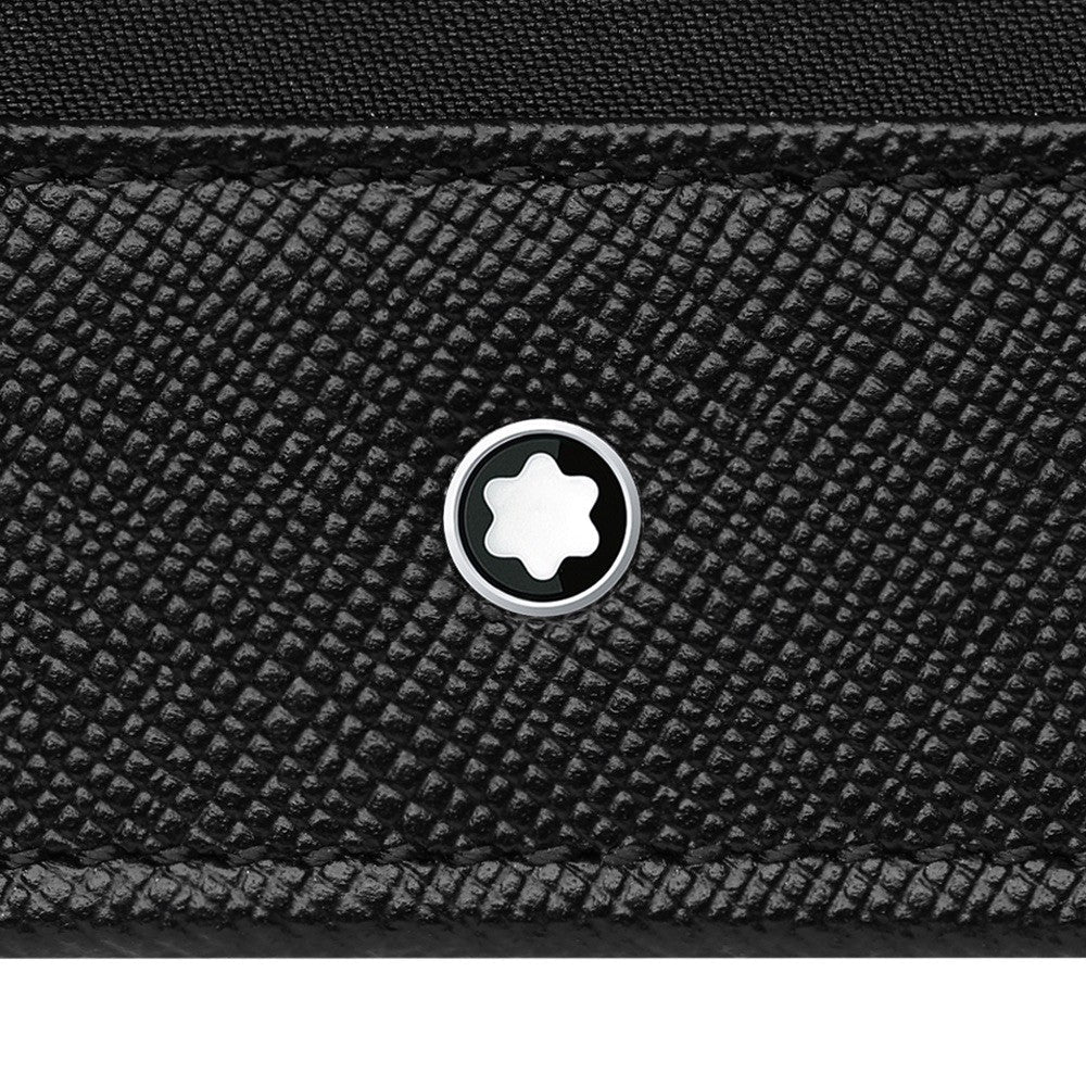 Montblanc porta biglietti da visita triplo Sartorial Jet nero 118399