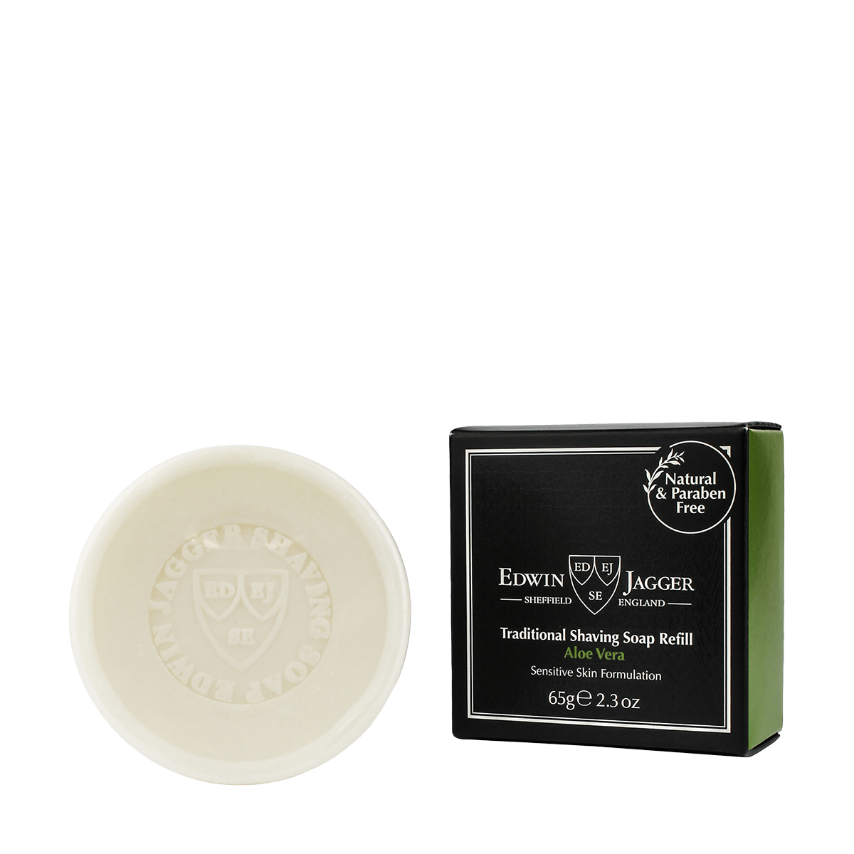 Edwin Jagger Ricarica Sapone Da Barba Aloe Vera 65 gr