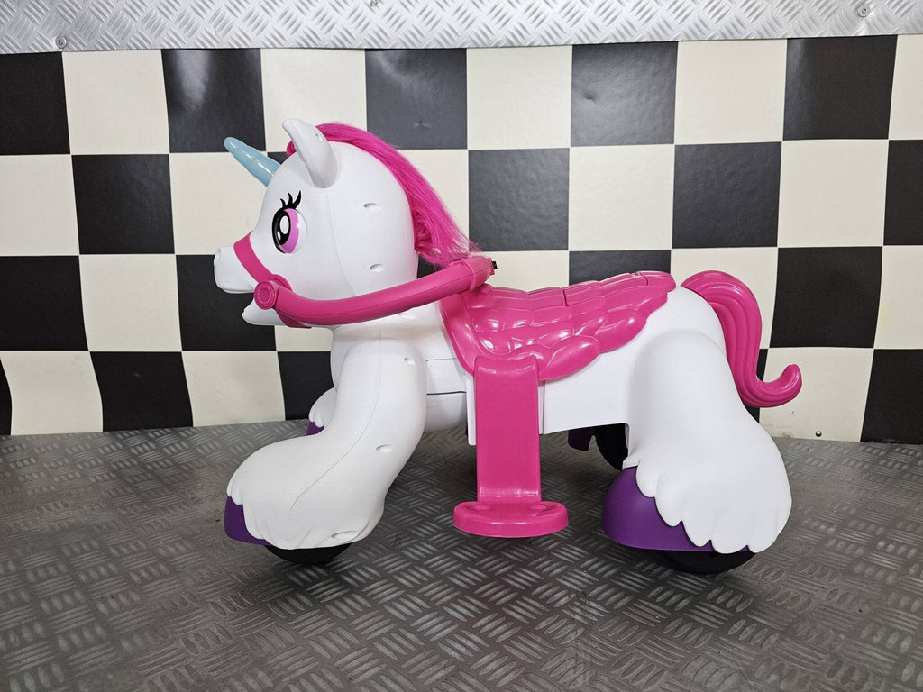 Pony Elettrico Unicorno 12 V per Bambini – Bianco