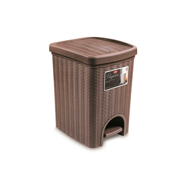 Pattumiera da cucina 20L – Effetto midollino, vari colori