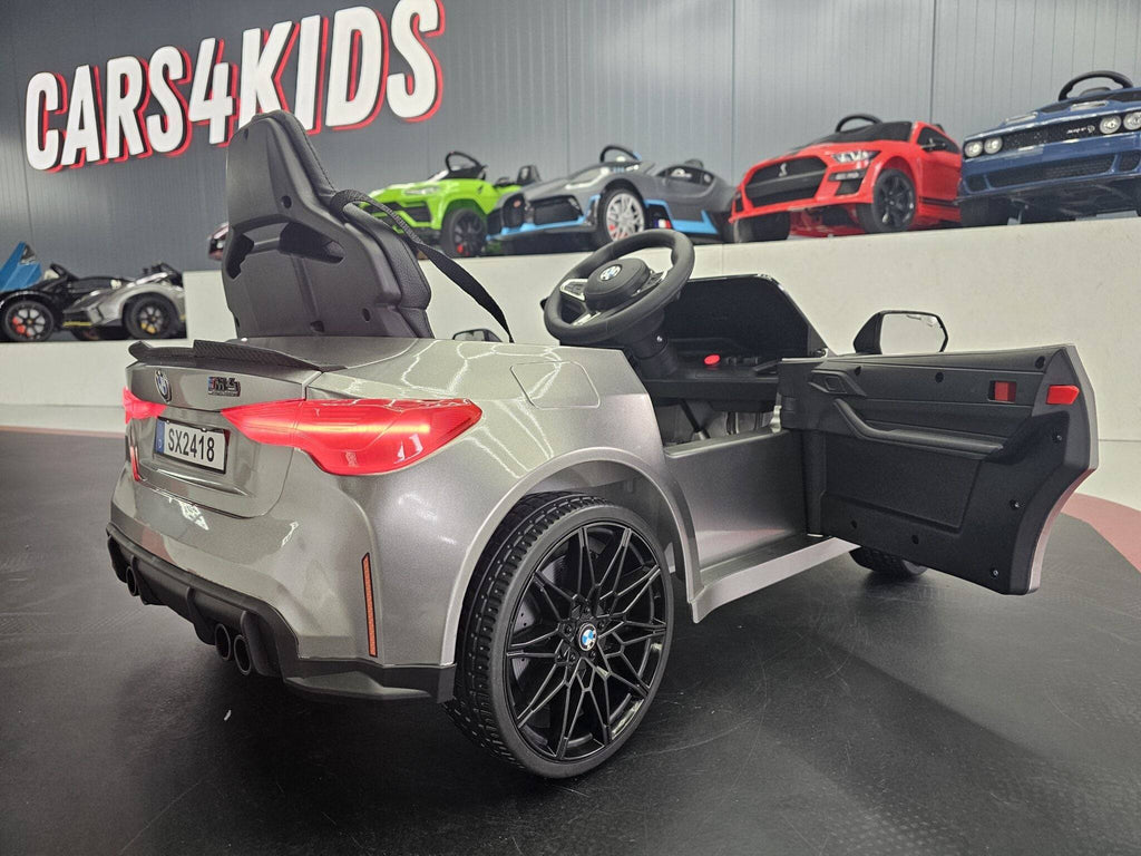 Auto Elettrica per Bambini BMW M4 12 V – Grigio Metallizzato