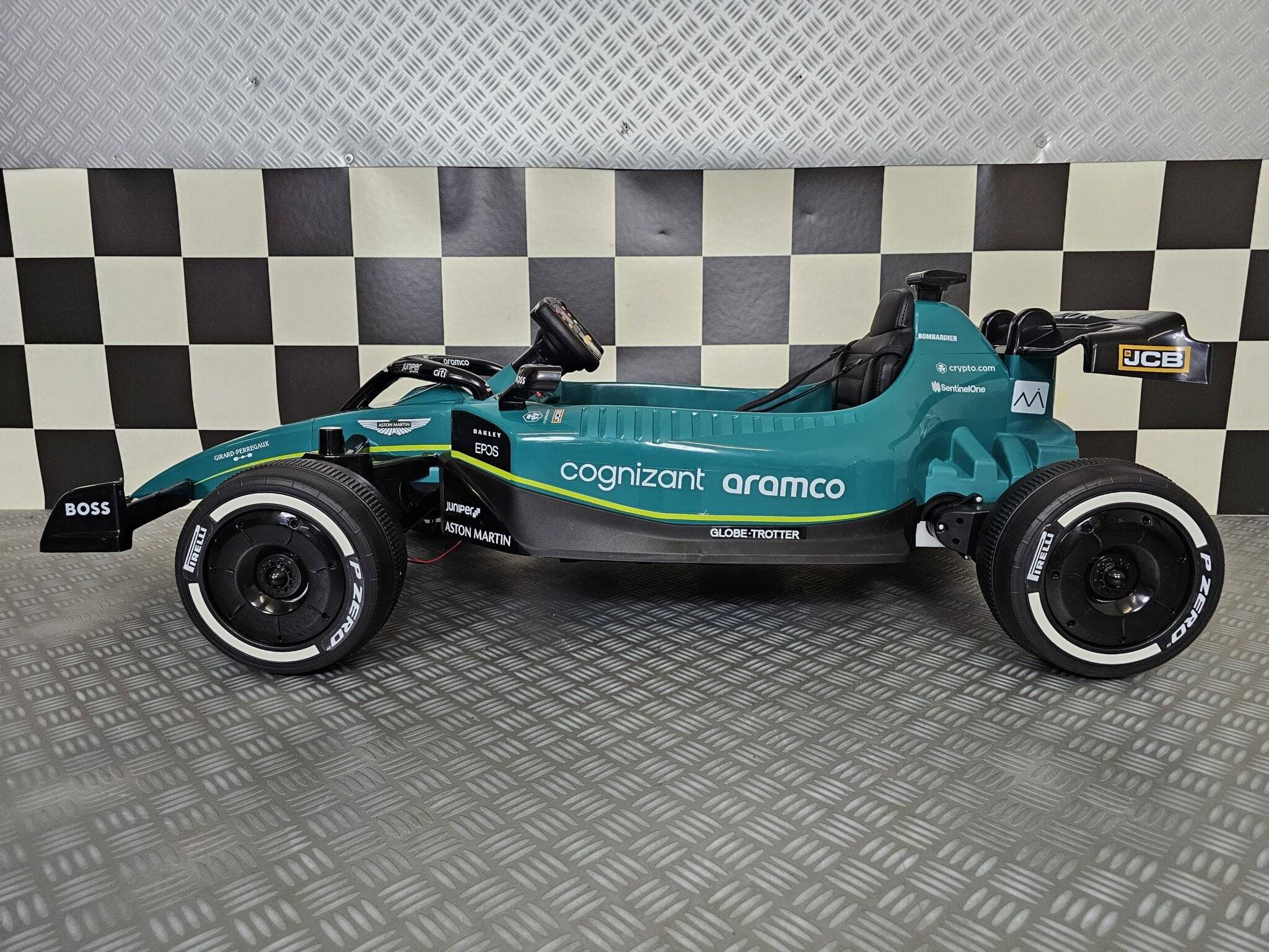Auto Elettrica per Bambini Aston Martin F1 24 V – Verde