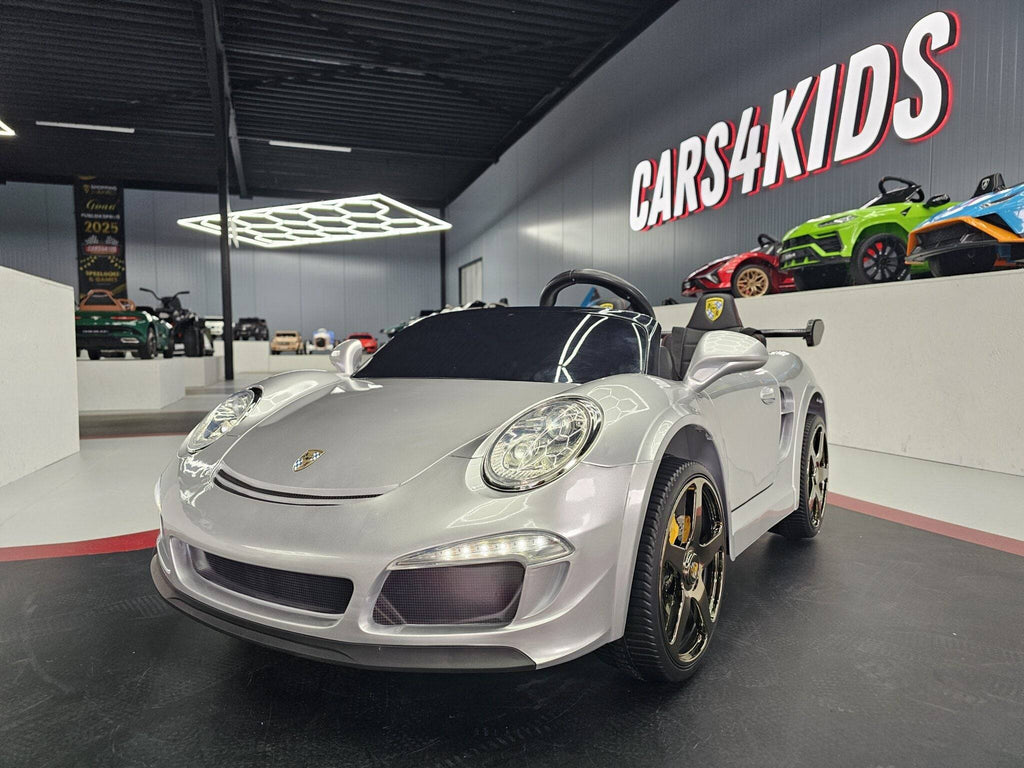 Auto Elettrica per Bambini Porsche RUF 24 V – 2 Posti – Argento Metallizzato