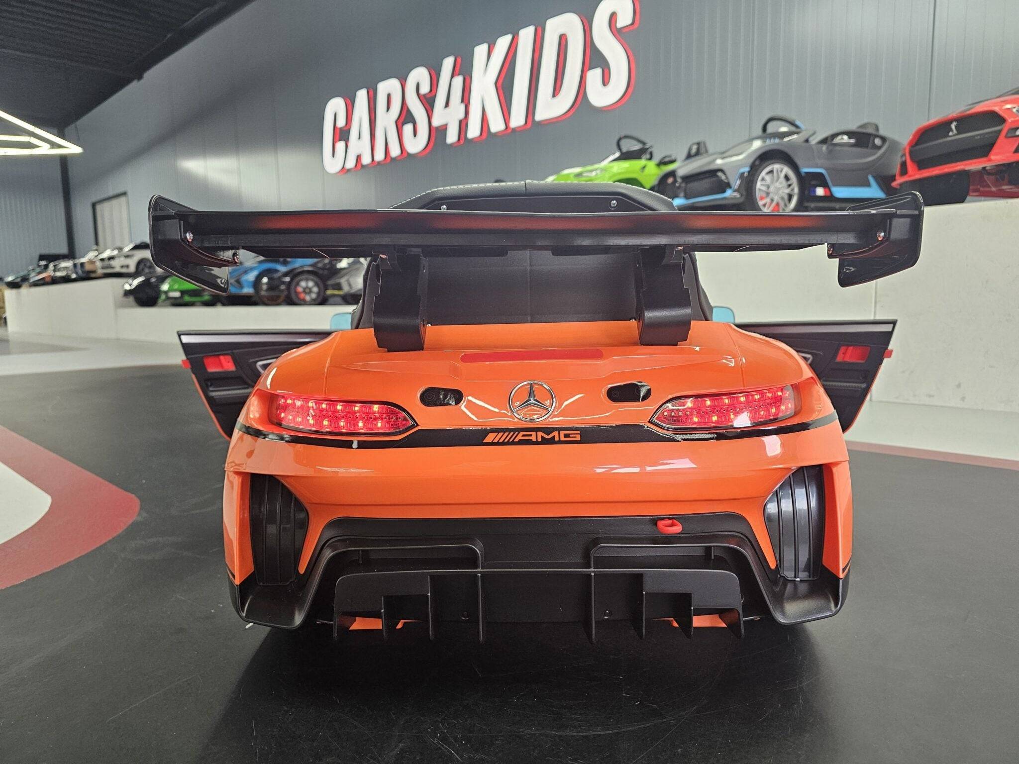 Auto Elettrica per Bambini Mercedes GT3 AMG 12 V – Arancione