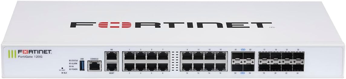 FORTIGATE-120G FIREWALL HARDWARE PIU 3 ANNI DI SERVIZI FORTICARE PREMIUM E FORTIGUARD UTP [FG120GBDL95036]