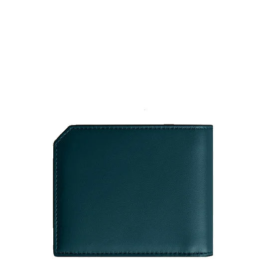 Montblanc portafoglio 6 scomparti Soft blu legion 198743