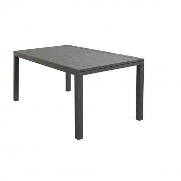 Tavolo Formentera allungabile in alluminio 160/240 X 90