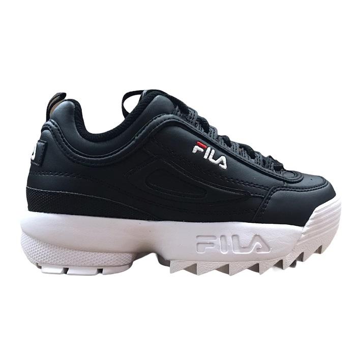 Fila Disruptor Kids 1010567 Nero | Sneakers Platform Bambino Iconiche