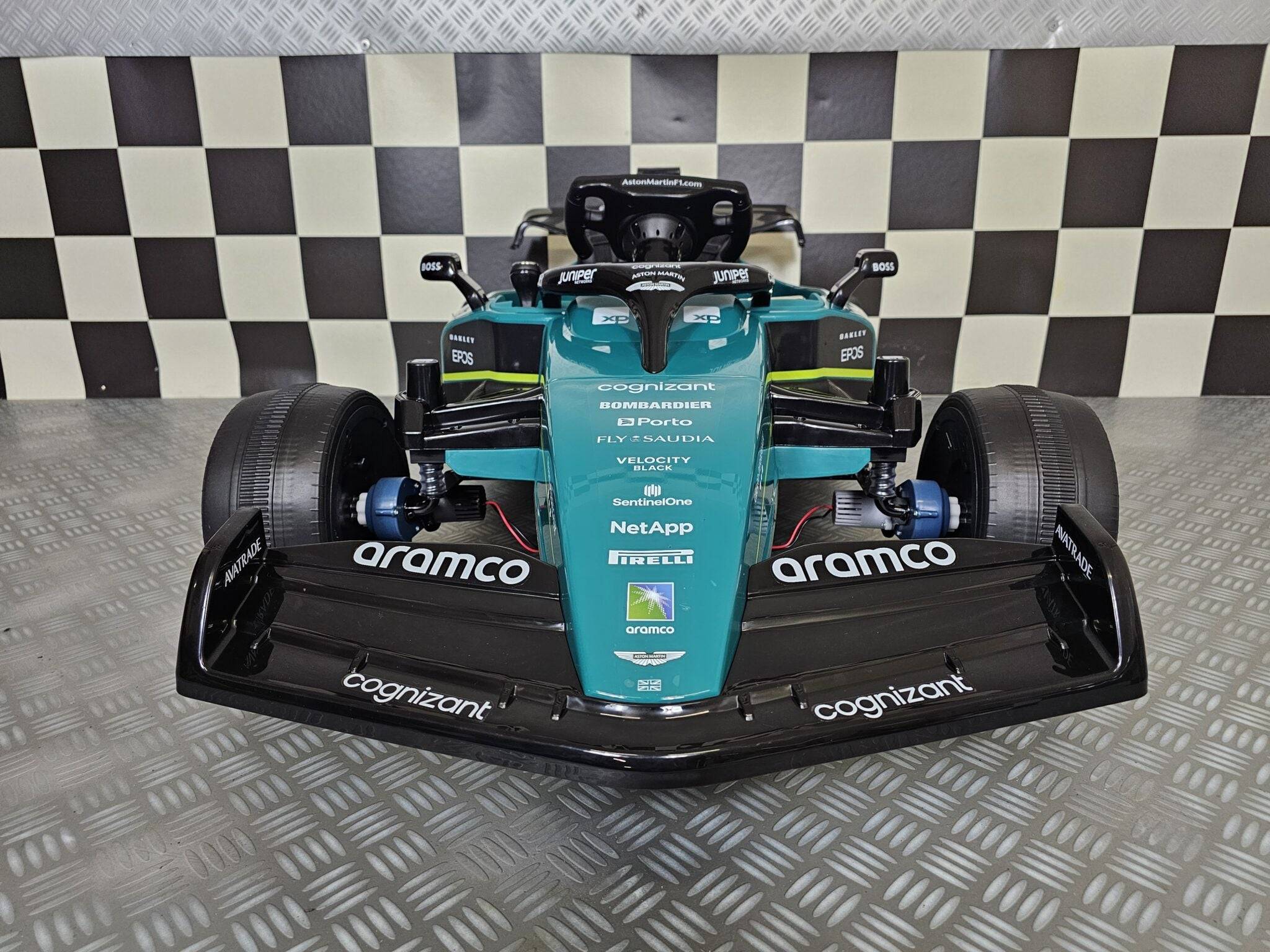 Auto Elettrica per Bambini Aston Martin F1 24 V – Verde