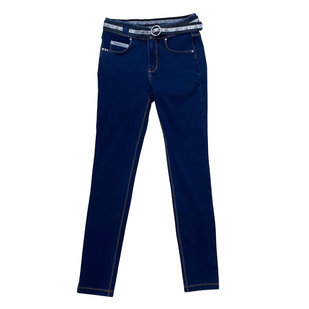 Freddy pantalone sportivo da donna NOW1MC002 J0Y blu scuro