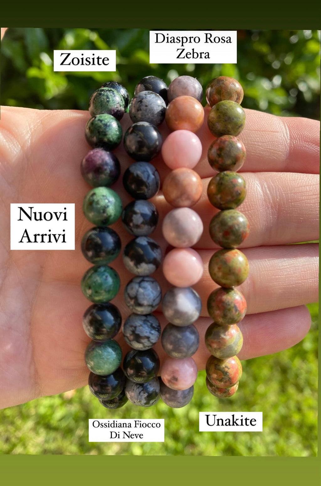 Bracciali Palline Pietre