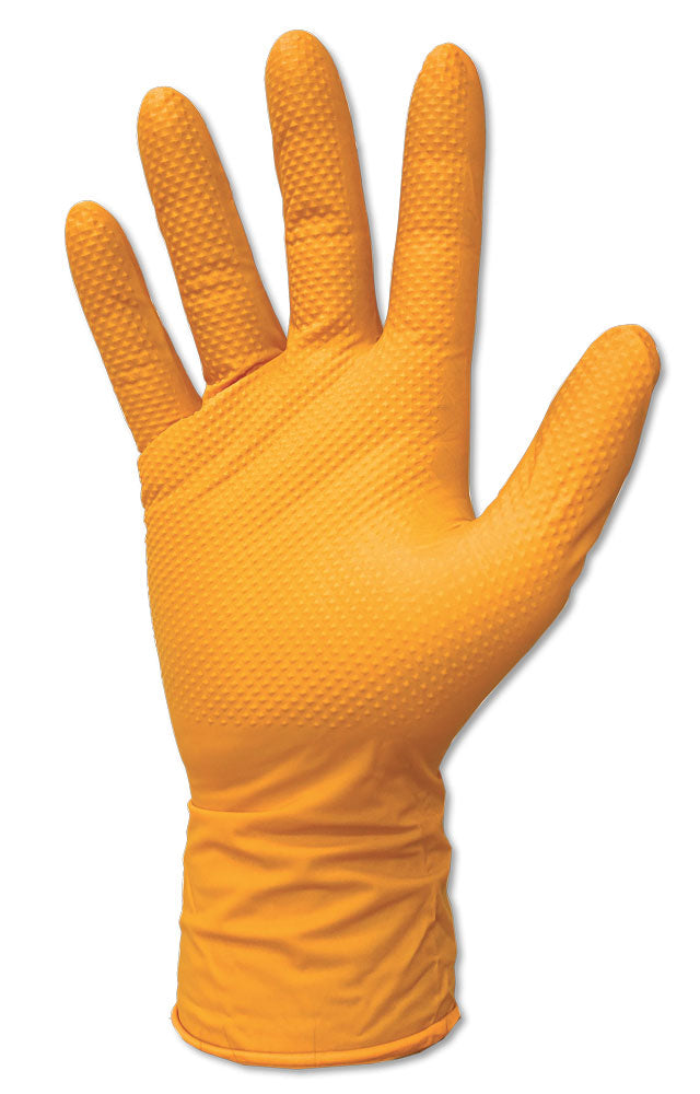 Guanti in Nitrile Arancioni Monouso Pz 50 Senza Polvere