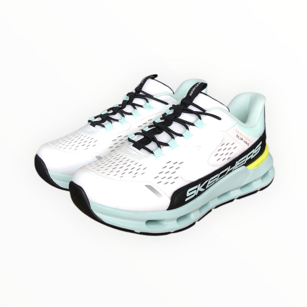 Skechers Glide-Step Vista Lane 303654L WBTQ White/Black/Turquoise