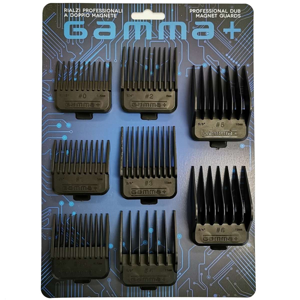 GammaPiù Rialzi Professionali Per Tosatrice A Doppio Magnete Set Da 8 pz