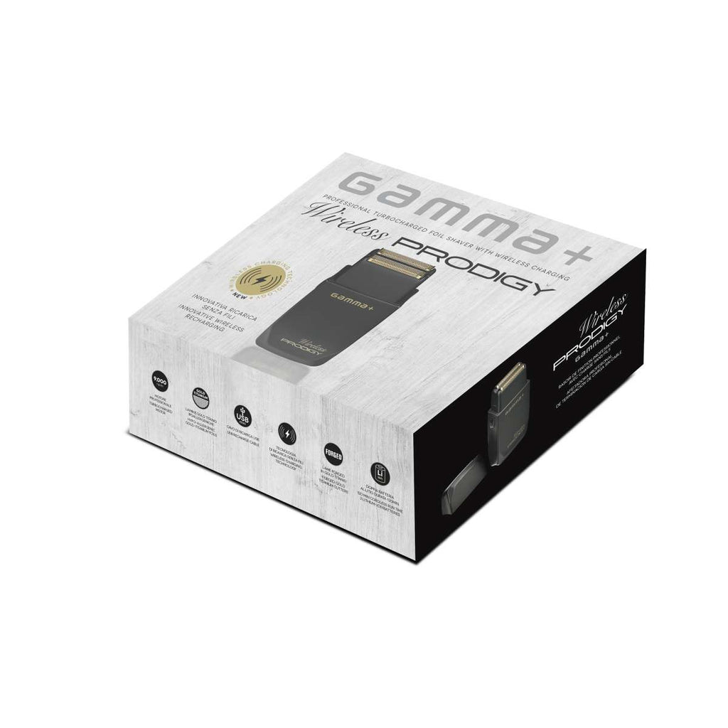GammaPiù Wireless Prodigy Rasoio Elettrico Professionale Da Finitura Con Innovativa Ricarica Senza Fili