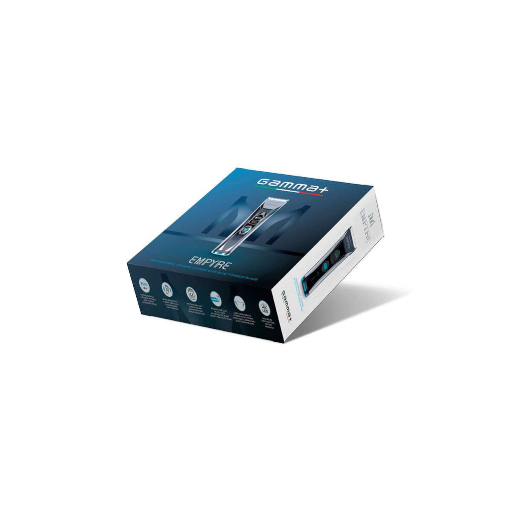 GammaPiù Tosatrice Cordless Per Capelli Empyre Blue Titanium