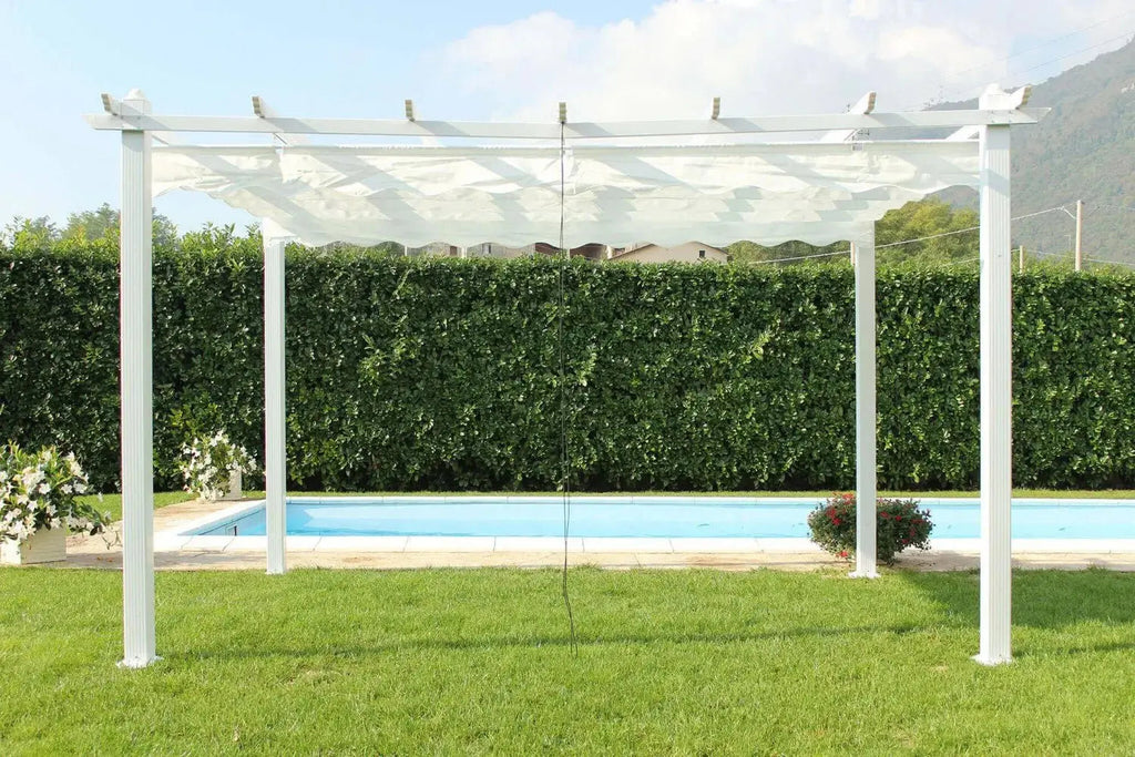 Gazebo Astoria Bianco: 3 x 3 metri di Comfort e Stile