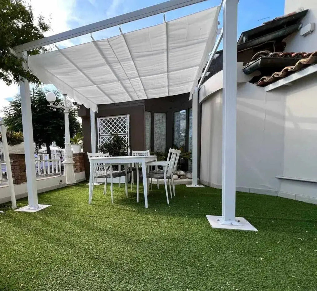 Gazebo Astoria Bianco: 3 x 3 metri di Comfort e Stile