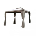 Gazebo Avana Ecrù: 3x3 metri di Eleganza e Funzionalità con Tende e Zanzariere
