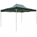 Gazebo Party 3x4,5 - Telo in poliestere Verde 420D con struttura in metallo