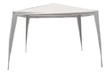 Gazebo bianco con struttura in ferro da 3x3 metri