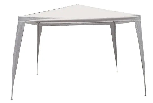 Gazebo bianco con struttura in ferro da 3x3 metri
