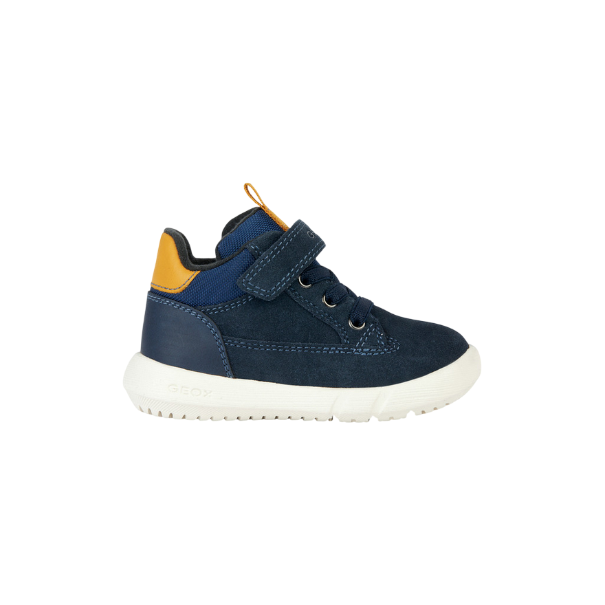 Geox Scarponcini Hyroo B365DA per Bimbo - Blu Navy e Ocra