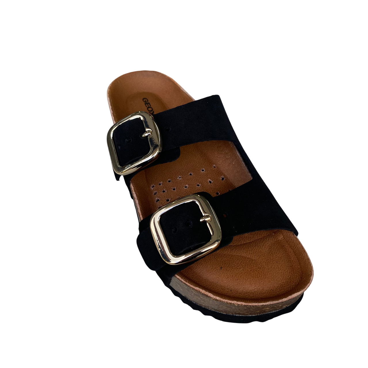 Geox sandalo da donna con zeppa D551DA 00022 C 9999 nero