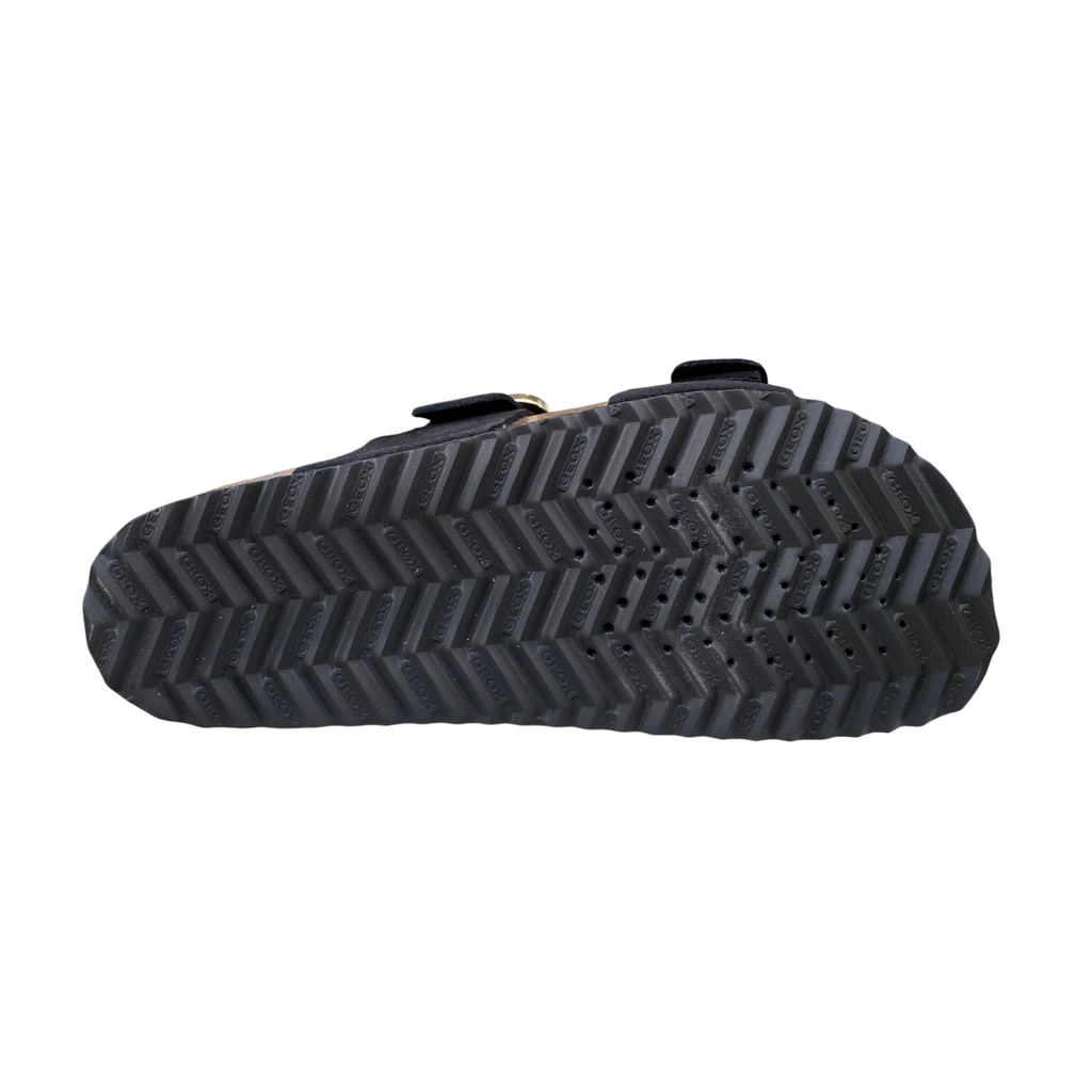 Geox sandalo da donna con zeppa D551DA 00022 C 9999 nero
