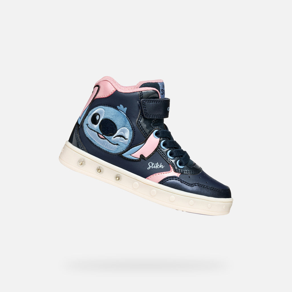Geox Scarpa tempo libero junior J568WH0BCKNC0694 blu-rosa