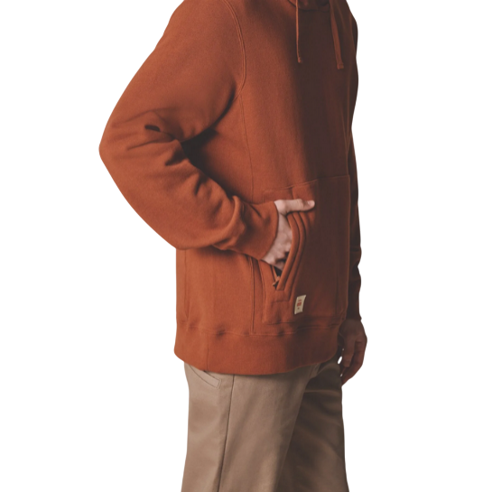 Globe Burly Hoodie GB02003001DKWAL Dark Walnut Felpa Uomo
