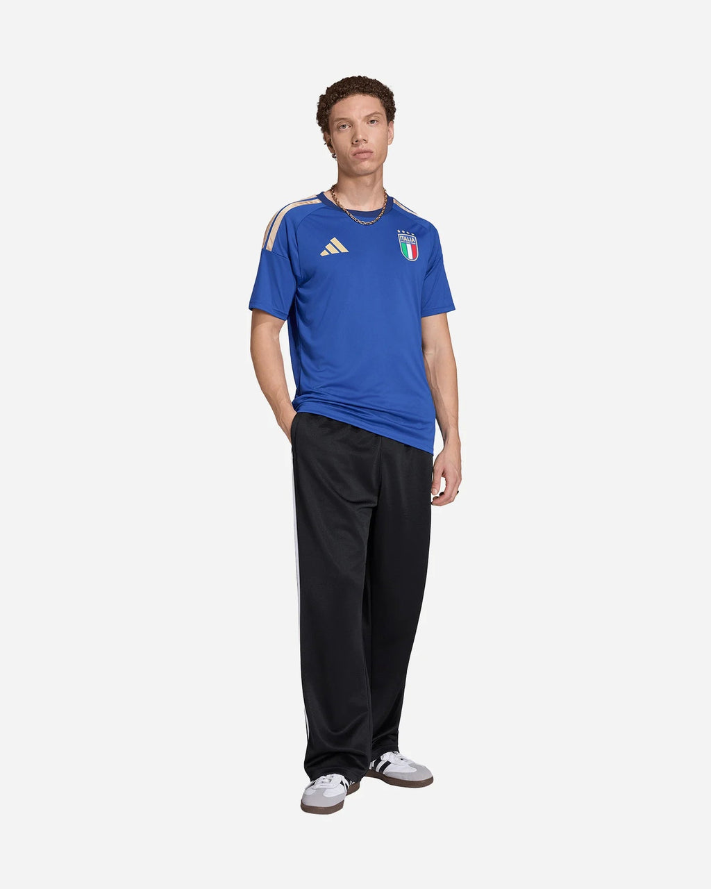 Adidas Maglia Italia FIGC Home Fan JY7588 - Uomo Azzurro 2026
