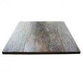 Piano tavolo per base Paxos 70 x 70 in cementite laminata effetto legno
