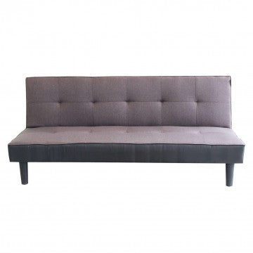 Divano letto moderno Alvin con struttura in metallo e legno