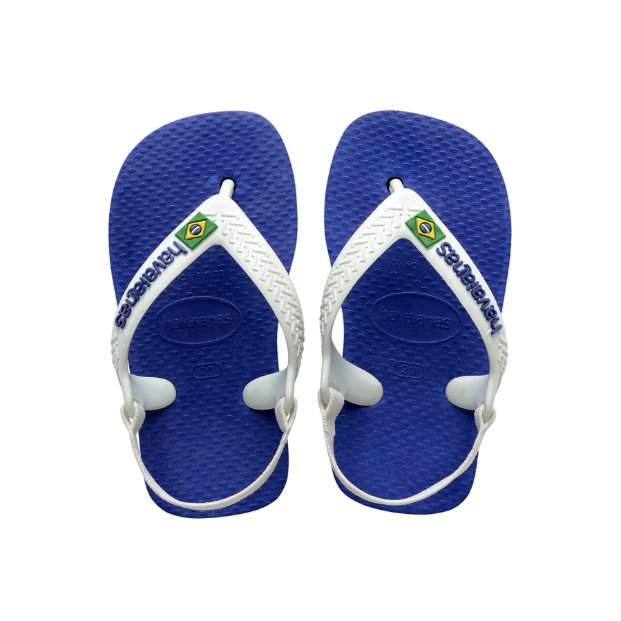 Havaianas Infradito Baby Brasil Logo II Bambino Blu - 4140577-2711