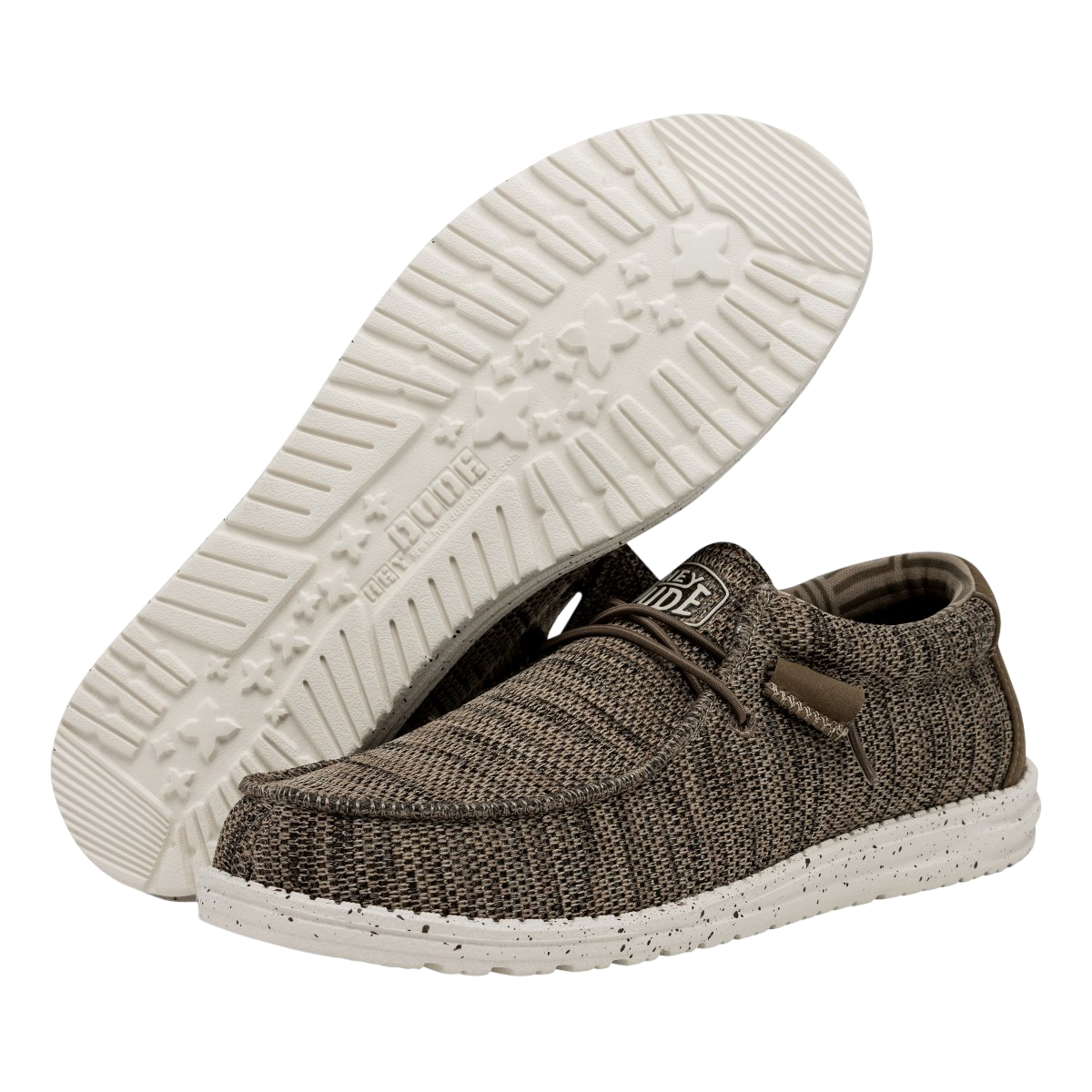 Hey Dude Wally Sox Stitch Mocassino Uomo Marrone - 40019-225