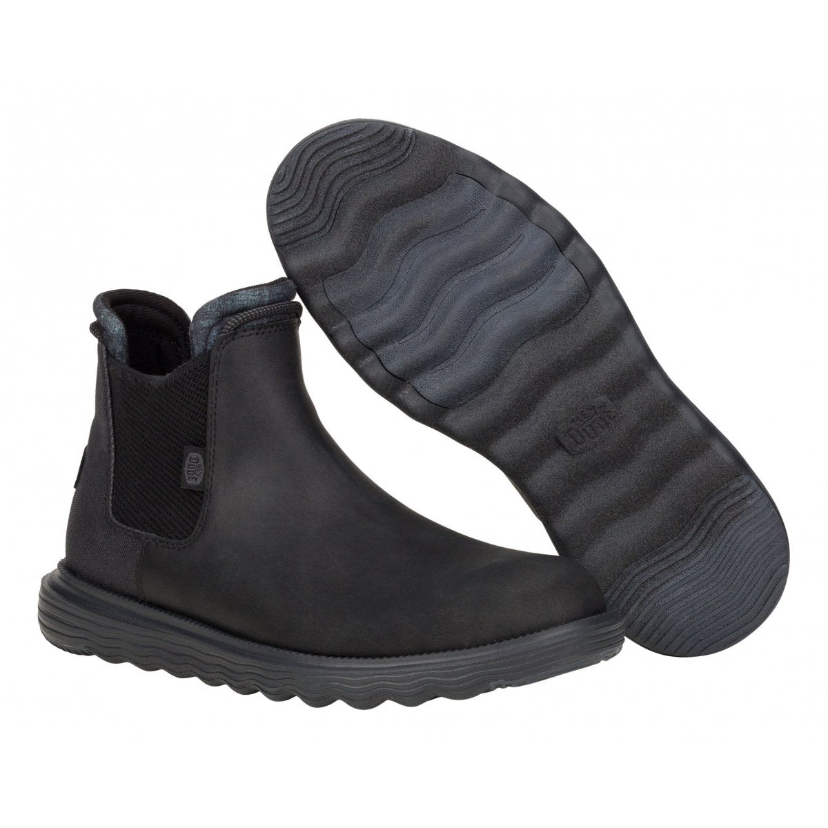 Hey Dude Branson Classic Stivaletto Uomo Nero Idrorepellente