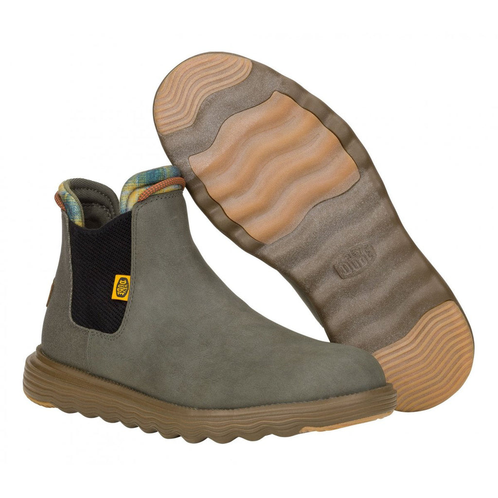 Hey Dude stivaletto da uomo Branson Classic 42065-3N0 verde oliva