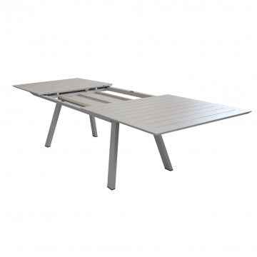 Tavolo rettangolare Zante allungabile 200/300 x 110 in alluminio