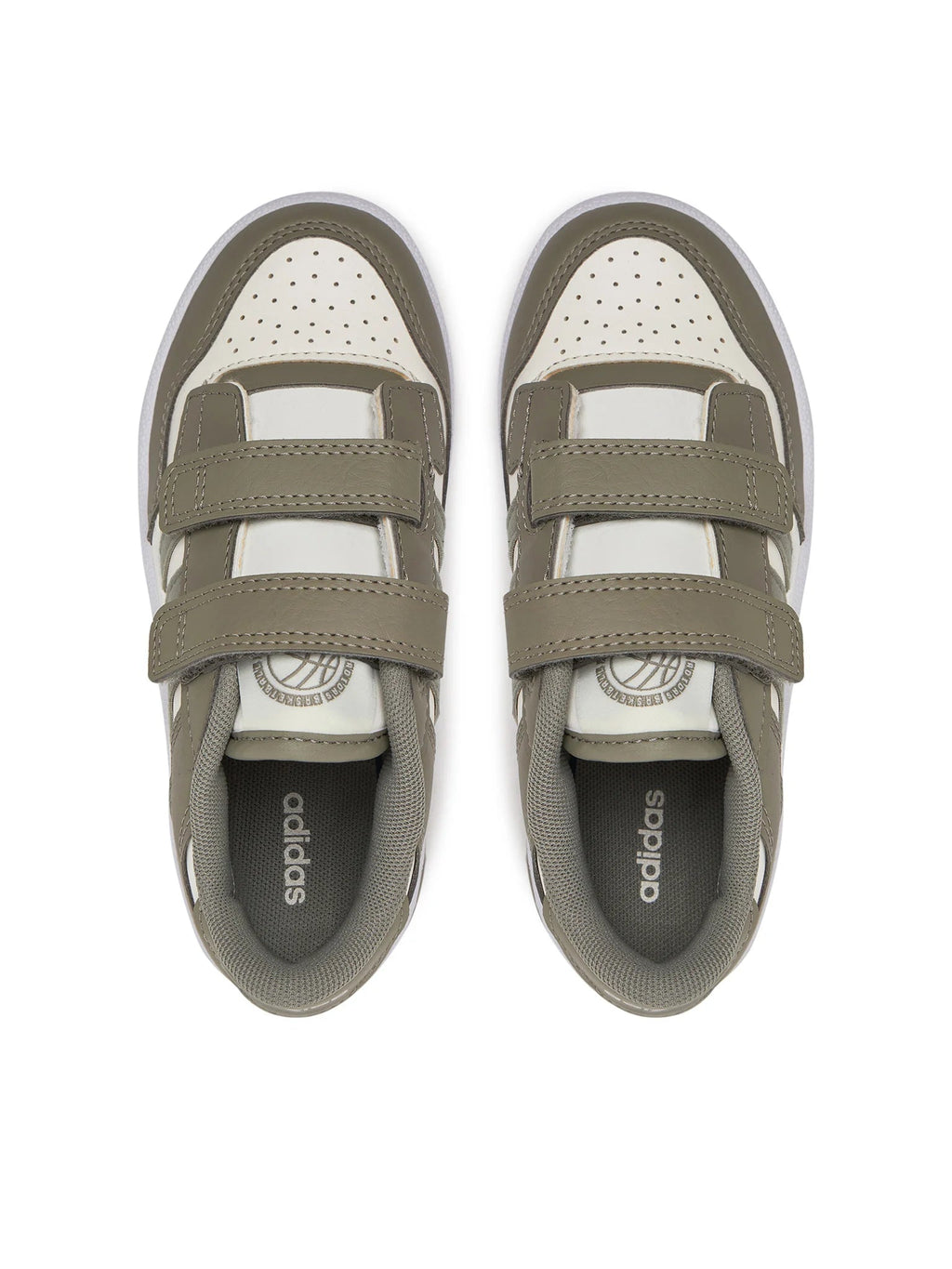 Adidas Rapid Court CF C Sneakers Junior Verde con Strappo - JP7653
