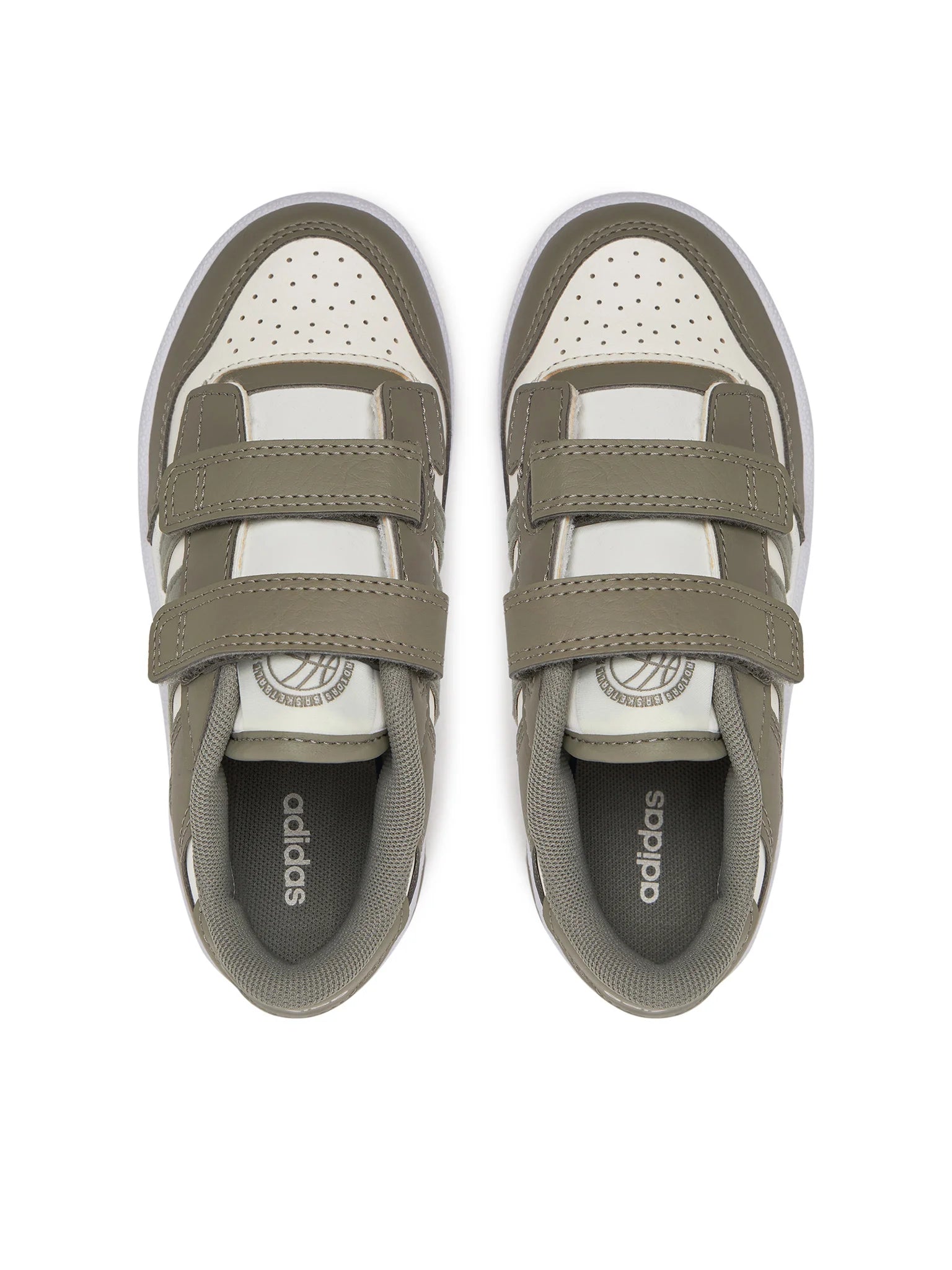 Adidas Rapid Court CF C Sneakers Junior Verde con Strappo - JP7653