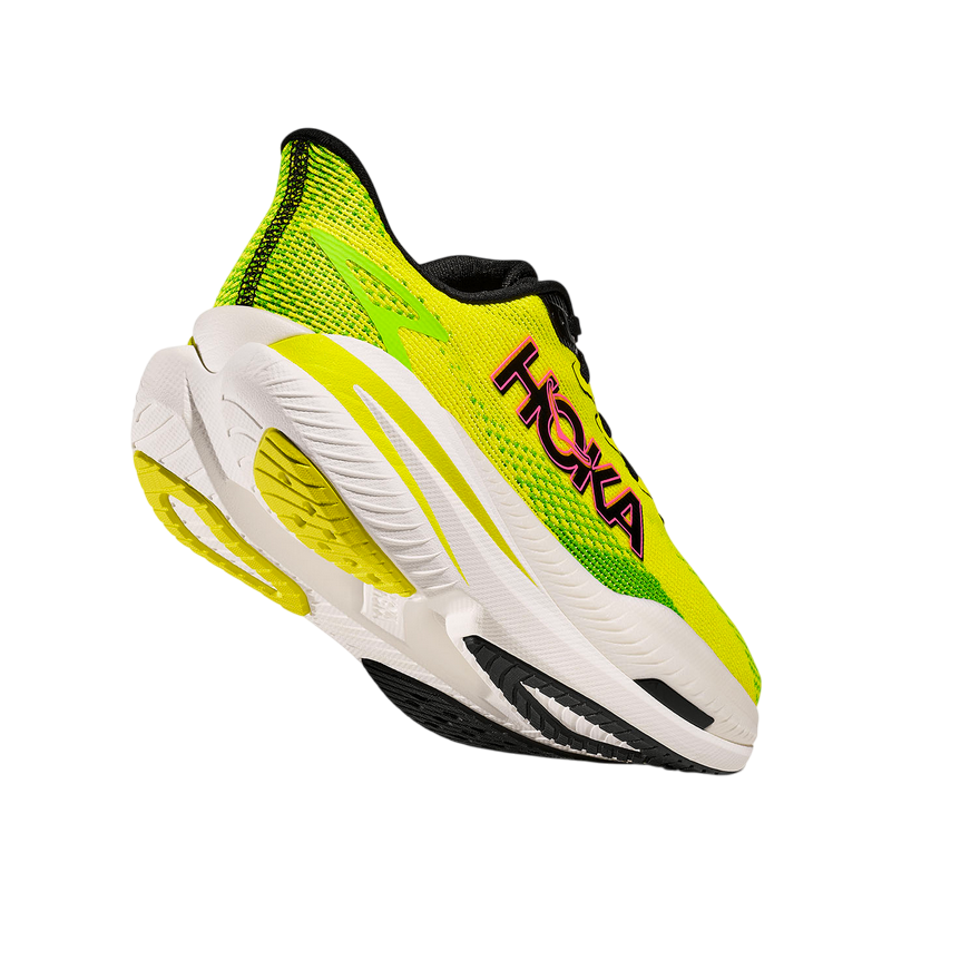 Hoka Mach X 31168720/NNHK Giallo Verde Uomo Scarpa Running Piastra Pebax