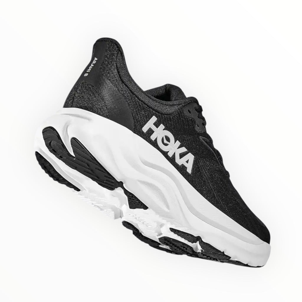 Hoka One One - Scarpa Running Stabilità Donna Arahi 8 Nero Bianco - 1168691-BWHT