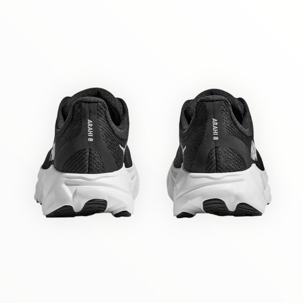 Hoka One One - Scarpa Running Stabilità Donna Arahi 8 Nero Bianco - 1168691-BWHT